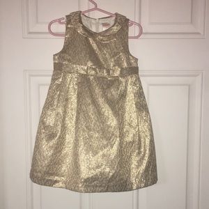 Gold dress